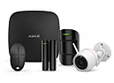 Ajax Hub 2 starterkit + WiFi buitencamera Zwart SMART
