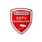 CCTV camera sticker - lichtgevend