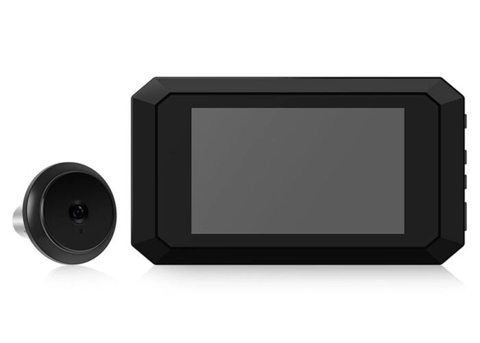 Deurspion camera met scherm en opname main product photo