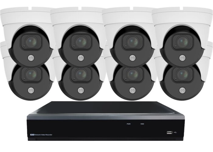 Draadloos Dome Camerasysteem Wit ELITE 8 main product photo