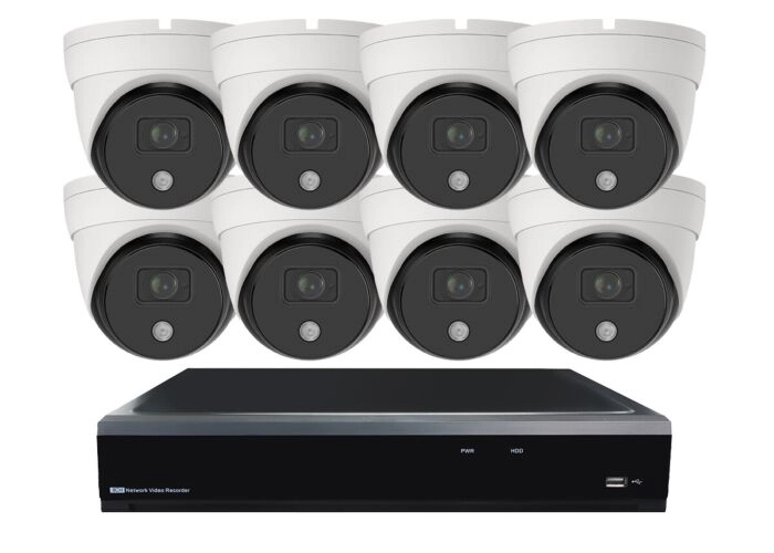 Draadloos Dome Mini Camerasysteem Wit SMART 8 main product photo