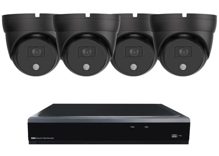 Draadloos mini dome camerasysteem Zwart SMART 4 main product photo